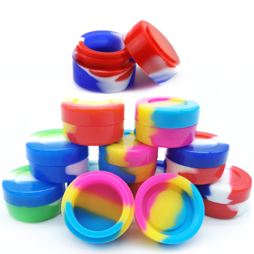Customized Food Grade 6ml Calm Shell Silicone DAB Container for